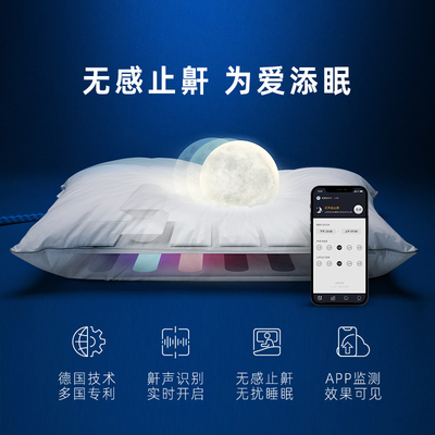 智能止鼾新革命 添眠止鼾枕旗艦款M6，守護你的整夜安睡